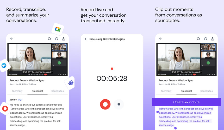 Fireflies: AI notetaker