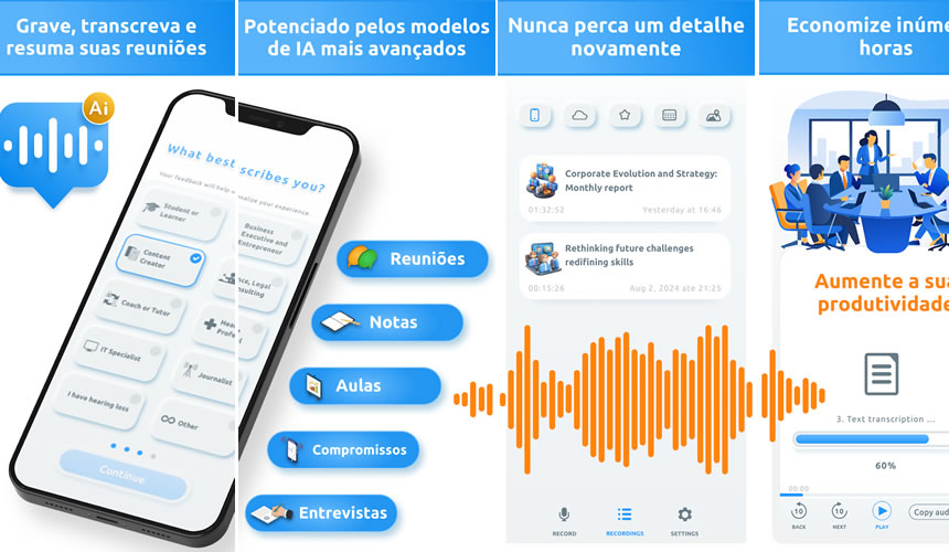 Transcrição de Voz com IA